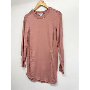 Athleta Balance Dress Long Sleeve Front Pockets Size‎ Extra Small Crewneck thumbnail 3