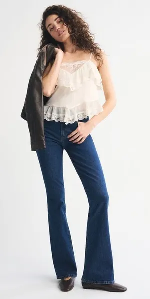 Abercrombie High Rise Bootcut Jeans thumbnail 1