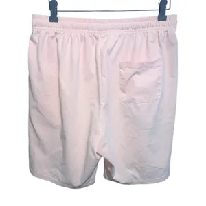 Lucky Cactus Light Pink Drawstring Bermuda Shorts Pockets thumbnail 2