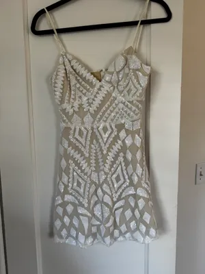 Mini White Dress thumbnail 3