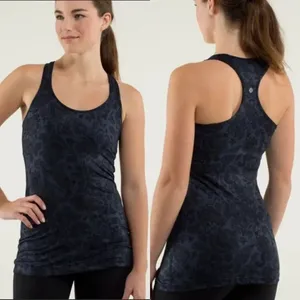 ✨ lululemon light heather grey paisley loose racerback tank top✨ thumbnail 2
