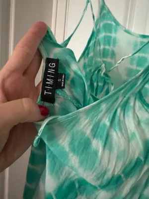 Timing Teal Tye Dye Sundress thumbnail 5