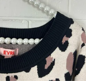 NWT Evri Animal Print Cozy Knit Sweater Plus Size 4X thumbnail 5