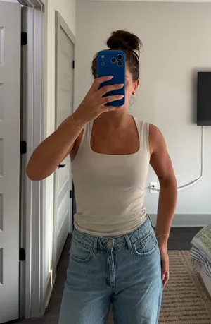Abercrombie Cream Bodysuit thumbnail 1