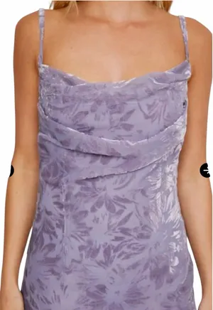 Y2k Fairy Womens Devore Velvet Burnout Floral Maxi Dress Size 4 Whimsigoth HOCO thumbnail 6