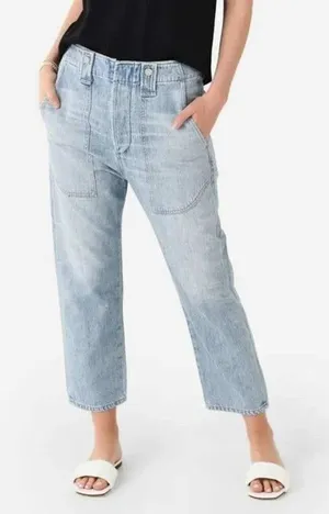 Citizens of Humanity COH Womens Pony Boy Baggy Fit Crop Utility Jeans Size‎ 26 thumbnail 1