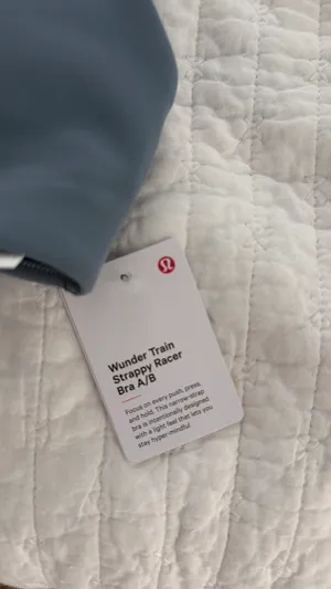 Lululemon Wunder Train Strappy Racer Bra A/B thumbnail 4