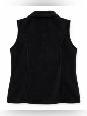 Columbia Women’s Fleece Vest Size L Black Full Zip Outdoor Hiking Pockets thumbnail 3