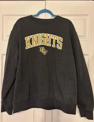 UCF Knights Crewneck Sweatshirt Gray Size L thumbnail 1