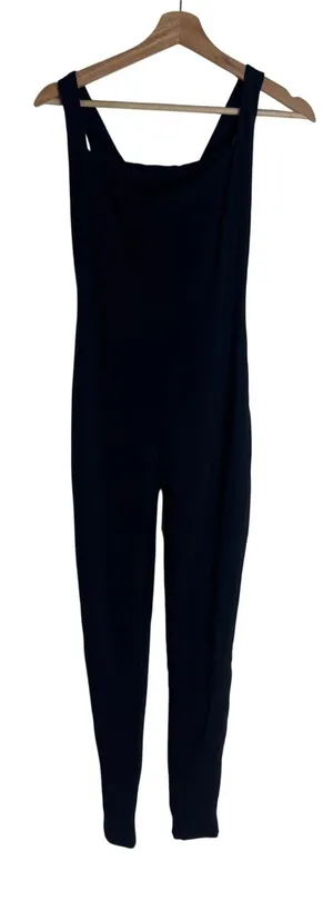 SKIMS Fits Everybody Maternity Catsuit Women's Onyx Black Size S thumbnail 1