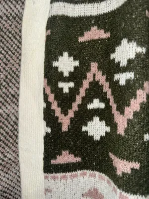 Patterned Open-Front Cardigan thumbnail 2