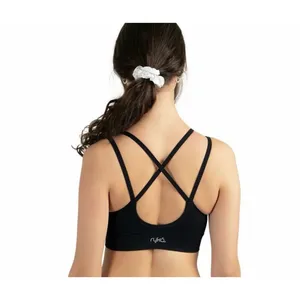 Ryka Women's Strappy Keyhole Sports Black Sz Large Bra thumbnail 2