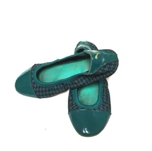 Puma Sport Lifestyle teal & black foldable flats 7‎ thumbnail 2