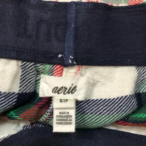 Aerie Plaid Flannel Pajama Boxers thumbnail 4
