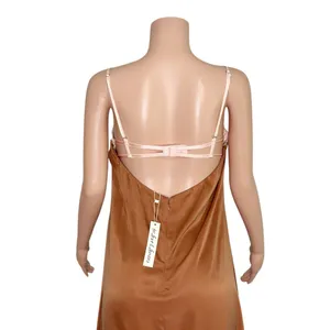 FOR LOVE & LEMONS Viv Maxi Dress, Brown, XL thumbnail 12