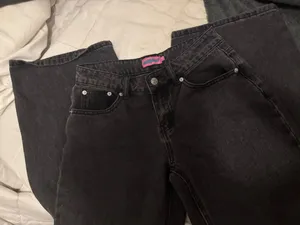 Edikted Low-Rise Jeans  thumbnail 1
