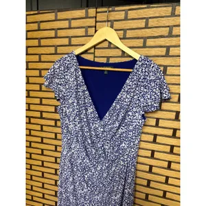 Lauren Ralph Lauren Blue And White Floral Dress Size‎ 10 thumbnail 3