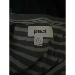 ✨Pact Apparel // Women’S Green Stripe Relaxed Slub Patio Dress✨ thumbnail 6