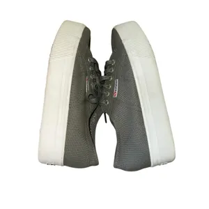Superga 2790 Platform Sneakers Gray Canvas‎ 8W EU 39 Chunky Sole Casual thumbnail 6
