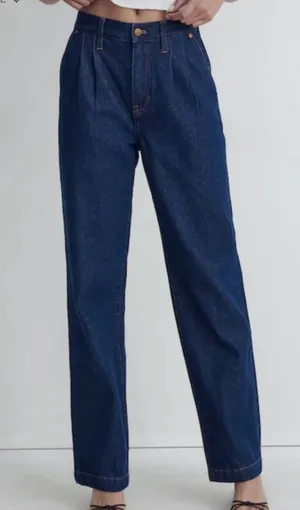 Like New Madewell Baggy Straight Jeans Size 28 thumbnail 1