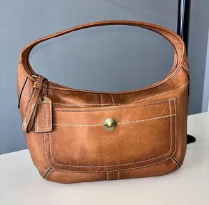Vintage Coach Ergo Leather Hobo Bag thumbnail 1