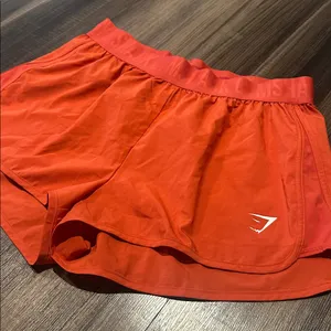 Gymshark Women's Orange Athletic Shorts thumbnail 2