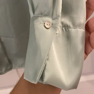 ZARA shirt with long sleeve silky feeling see all pictures brand new with tag thumbnail 4