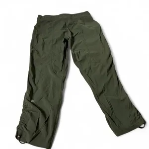Lululemon Dance Mid Rise Studio‎ Drawcord Crop 25" Gorpcore Sz 6 LW6AVQS thumbnail 3