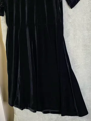 90s grunge Velvet Witchy Whinsigoth Halloween Fall‎ dress size Large thumbnail 12