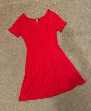 ASOS red mini dress thumbnail 1