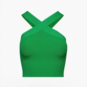 Green Women's Aritzia Cross-Strap Top thumbnail 5