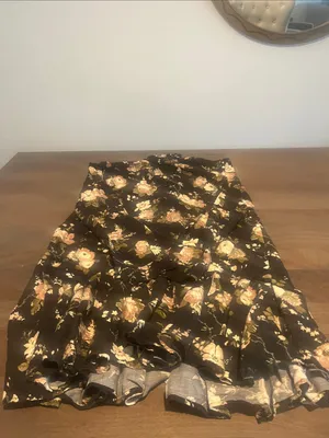 Tuckernuck Black Floral Long-Sleeve Dress Sz S thumbnail 8