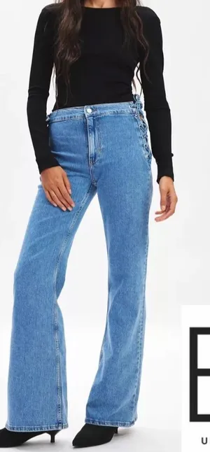 BDG Urban Outfitters Corset Tie-Waist Boot Leg Jeans Size 26 thumbnail 1