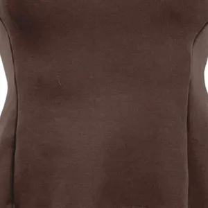 Zara Women's Brown Sleeveless Crew Neck Pleated Peplum Shirt Blouse Top Size M thumbnail 2