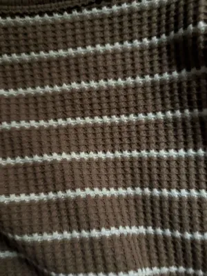 Brown Waffle Knit Sweater Size M thumbnail 3