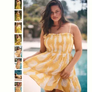 By Anthropologie Printed Smocked Mini Dress thumbnail 3