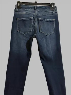 Kancan women’s size 24 high wasted, dark wash, skinny jeans thumbnail 4