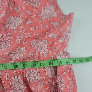 J.Crew 36G NWT BROKEN ZIPPER Floral Dress Sleeveless Tie Back Midi Pink Size‎ 10 thumbnail 7