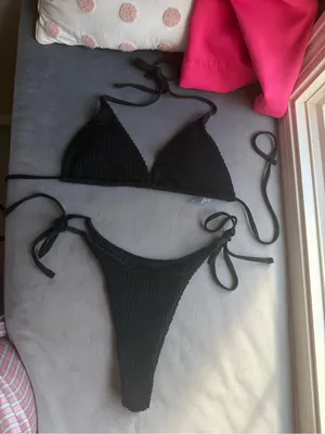 SheIn Black bikini set thumbnail 2