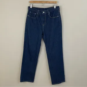 Anthropologie Levi’s Women’s Baggy‎ Pinstriped Dad Jeans Size 30x30 thumbnail 6