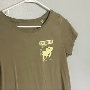 Women’s La Gueuze Cantillon C'est Bon Brewery In Belgium T-Shirt Green Medium thumbnail 2