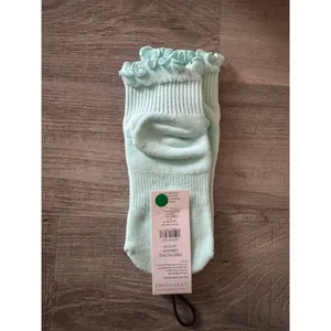 Free People Classic Ruffle Socks NWT Mint Green OS FP Movement thumbnail 3
