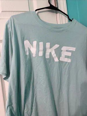 Nike Mint Green Graphic Logo Short Sleeve Tee thumbnail 3