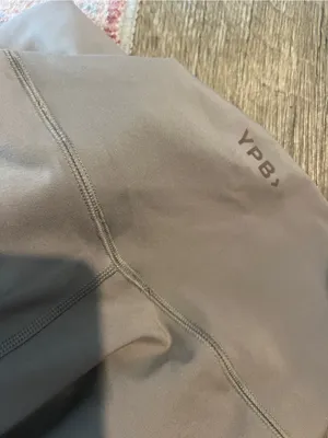 YPB High-Waist Light Taupe Leggings small short thumbnail 8
