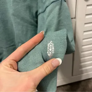 Free People Movement Teal Wrap Crewneck thumbnail 5