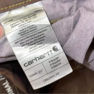 Vintage bleached carhartt pants thumbnail 6