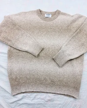 Old Navy Cozy‎ Crewneck Pullover Sweater Warm Ombre Tan Wool Blend S 498379-03 thumbnail 1