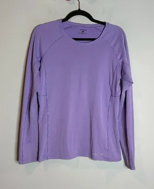 Patagonia purple base layer top thumbnail 1