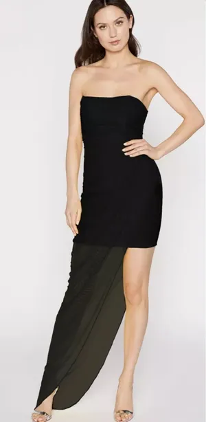 LIKELY‎ Blakely Asymmetric Strapless Gown NWT Sz 2 thumbnail 1