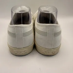 Gola Coaster Womens Off White Canvas Low Top Sneakers Trainers Cream Size 10 thumbnail 8